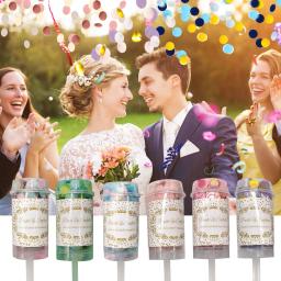 Canhão Confete Colorido, Poppers para Celebração, Proposta De Casamento, Aniversário, 10 Pcs - Image 2