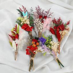 Mini Buquês De Flores Secas Com Caixa De Presente, Vela, Acessórios, Dedos, Pequenos, Presentes De Natal - Image 2