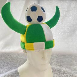 Fontes do partido do tema do futebol para homens, Headwear extravagante, Headdress para fãs do esporte - Image 4