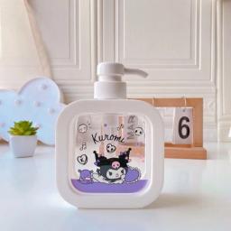 Sanrio portátil Squeeze Loção Garrafa, Body Wash, Lavagem das mãos, Fluido, Vazio, Olá Kitty, Melody, Kuromi, Cinnamoroll, Pochacoo, Sanrio - Image 5
