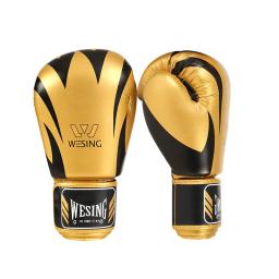 Luvas Wesing-Artes Marciais para Adultos e Crianças, Luvas de Boxe MMA Muay Thai, Equipamento Sanda e Kickboxing, 6 10oz - Image 2