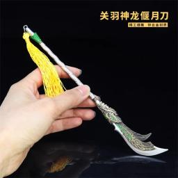 Armas de Fogo Miniatura para Action Figure, Guan Yu, Dragão Sagrado, Lua Crescente, Faca, Acessórios Modelo, Fit 12 '', 1:6 Soldado, Em Stock - Image 5
