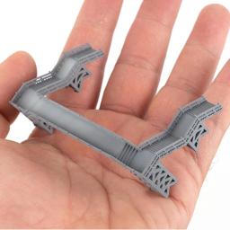Conjunto De Construção De Passarela De Trem Em Miniatura, Modelo Ferroviário, Dioramas - Image 4
