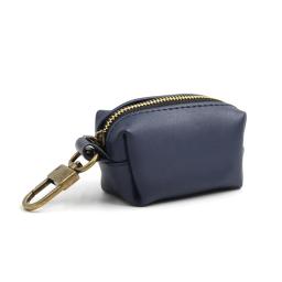 Dispensador saco cocô cachorro portátil ar livre PU bolsa para animais estimação pegar sacos cocô titular - Image 3