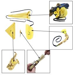 Kit de limpeza para saxofone, clarinete flauta, sax, obter a melhor limpeza, alta qualidade - Image 4
