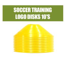 Cones De Futebol com Suporte, Prático Mark Disk, Field Cone Marker, Acessórios De Treinamento, Jogos Ao Ar Livre Suprimentos para Adultos, 10 Pcs - Image 1