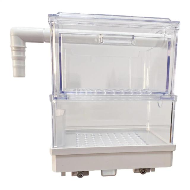 Filtro Box Aquário para Pequenos Tanques de Peixes com Topo Transparente, Fluxo de Água Aumentado e Gaveta Externa Silenciosa