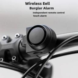 Motocicleta Anti-Theft Bike Alarme Sistema De Segurança, bicicleta Vibração Movimento Sensor, dispositivo De Alerta Multiuso Recarregável - Image 2
