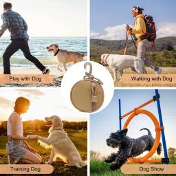 Tactical Durable Lightweight Food Pet Pouch, Mosquetão rotativo para cachorro, Dog Treat Bag portátil, Pet fornecimentos - Image 5