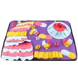 Cobertor De Treinamento De Sniffing Destacável Para Animais De Estimação, Almofadas De Lã, Aliviar O Estresse, Brinquedo Puzzle, Cães E Gatos, Cachorro E Gato - Image 5