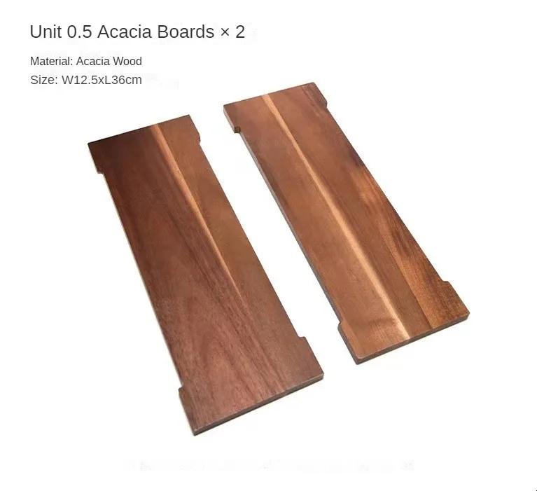 Mesa dobrável de liga de alumínio IGT exterior, mesa de expansão de 2 unidades, multifuncional, escurecimento, leve, 2024 - Image 1