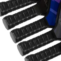 1 pacote pickleball paddle grip fita anti deslizamento suor absorvente pickleball overgrip perfurado universal raquete de tênis aderência fita - Image 2