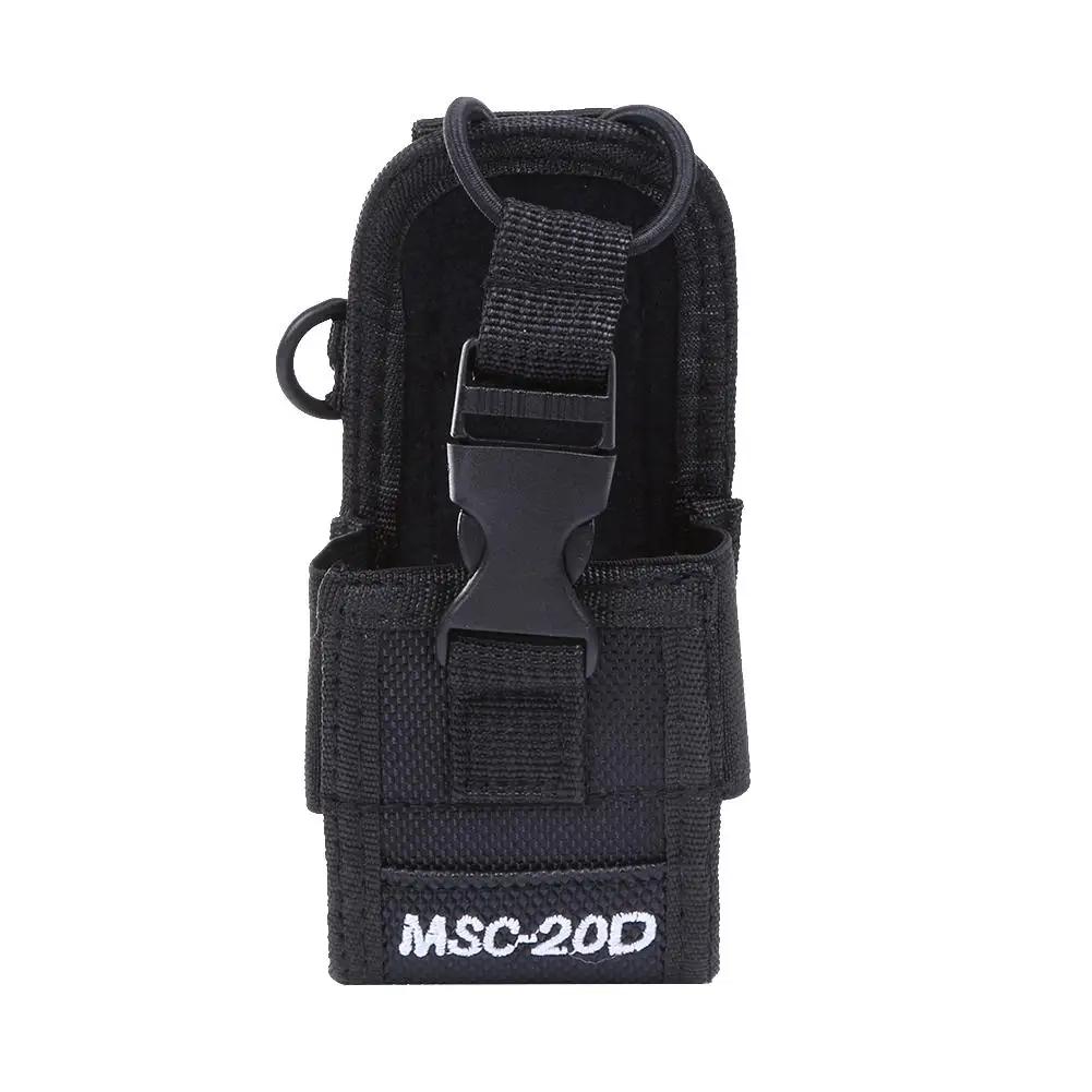 Bolsa de transporte para rádio, capa de nylon com suporte para kenwood baofeng - Image 1