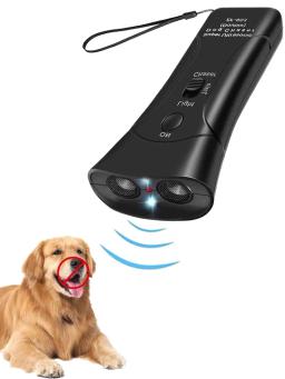 Dispositivo eletrônico ultra-sônico do instrutor do cão Deterrente do cão, Barking Dispositivos De Controle, Parar de latir, Sonic Dog Repeller - Image 1