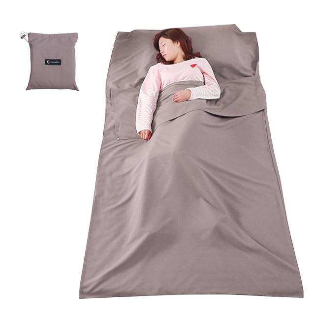 Saco de Dormir Leve e Portátil para Acampamento - Ideal para Múltiplas Pessoas, 115cm x 210cm