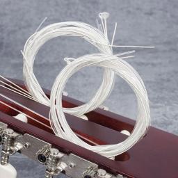 Nylon guitarra cordas para Musical, suprimentos compactos, melodias suaves, Clear - Image 4