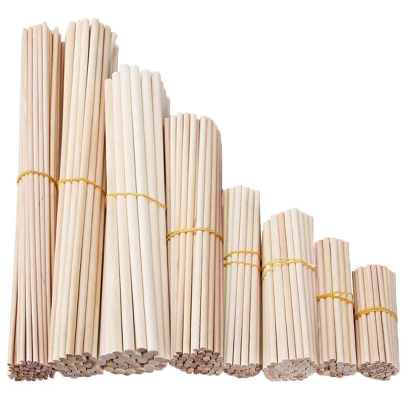 Bulk Wooden Craft Dowels, Wood Sticks para Artesanato - Image 1