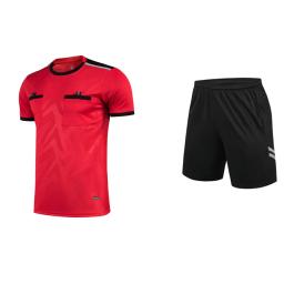 Árbitro profissional camisa de futebol adulto árbitro uniforme de futebol em torno do pescoço juiz camisa com bolsos shorts terno árbitro - Image 3