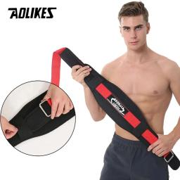 AOLIKES-Cinto de Halterofilismo Ajustável, Cintura e Costas, Haltere de Agachamento, Barbell Deadlift, Treinamento e Fitness - Image 6
