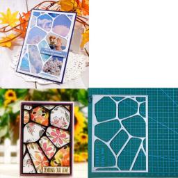 Corte de metal morre para papel Scrapbooking, gravação estêncil, modelo em relevo, artesanato faca, soco de lâmina, quadro fundo - Image 6