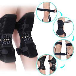 Confortável Material Respirável Primavera Knee Booster, Power Knee Support - Image 2