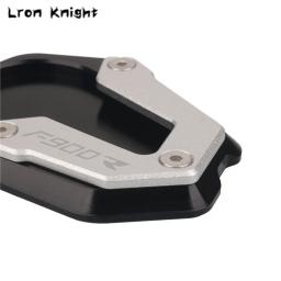 Para bmw f900r f900xr f900 r xr f 900r 900xr 2020 2021 2022 2023 motocicleta cnc kickstand suporte lateral extensão ampliador almofada - Image 6