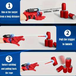 Auiza personagem brinquedos cosplay luvas lançador conjunto lançador brinquedos de pulso acessórios adereços brinquedos ao ar livre presente das crianças - Image 5