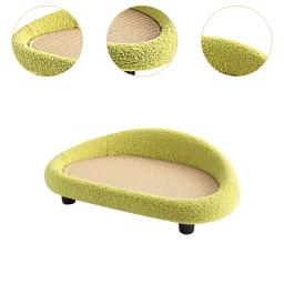Gato ninho com almofada de sisal, espreguiçadeira, sofá-cama, conforto e apoio, suprimentos para animais, filhote pequeno, gatinho, verão - Image 5