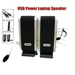 Alto-falantes portáteis com alimentação USB, Mini caixa de som ao ar livre, Ear Jack para laptop, Desktop, PC, estéreo, 3,5mm, 2 pcs - Image 4