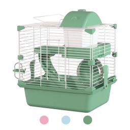 Respirável Iron Wire Cage para Pequenos Animais, Gaiola de Hamster, Guinea Pig Villa, Casa, Ambiente Ninho, Indoor Pet Hideout, Hamster Acessórios - Image 1