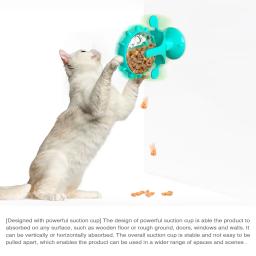 Brinquedos interativos para animais de estimação para pequenos gatos médios e cães, treinamento, QI girável, Food Dispenser, Chihuahua, Bulldog Suprimentos - Image 4