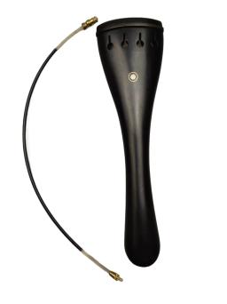 Full Size Profissional Violoncelo Tailpiece com Corda Gut, Fibra De Carbono, Madeira De Ébano, Rosewood Violoncelo Acessórios, 4/4 - Image 2