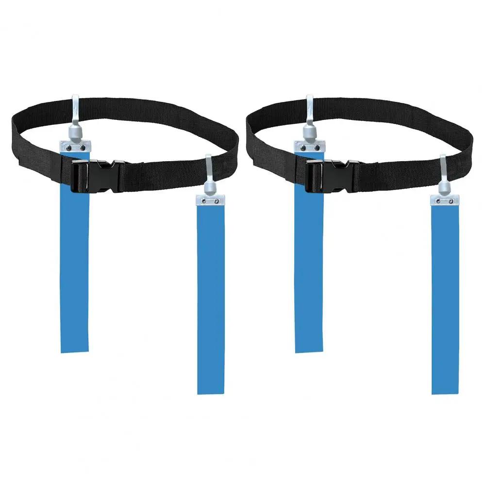 Ajustável Bandeira Cintos de Futebol, Resistente ao Desgaste, Amplamente Utilizado, Espessamento Webbing, Bandeiras de Cintura, Suprimentos Esportivos, Cor Vibrante, 2pcs - Image 1