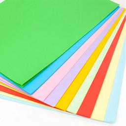 Papel de Cópia A4 Colorido, Double Sides Origami, 10 Cores Diferentes, Embalagem De Presente, Papel De Decoração Artesanal para Impressão a Jato De Tinta, 100Pcs - Image 1