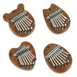 8-key kalimba instrumento musical, mini piano polegar, acrílico, portátil, para presente de Natal - Image 1