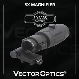 Óptica do vetor tático ajustável red dot sight 5x lupa rifle escopo colimador optial riflescope - Image 1
