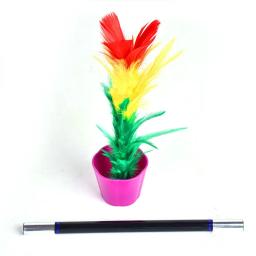 Varinha mágica para flor para adultos e crianças, truques mágicos fáceis, mostrar suporte, engraçado, close-up, adereços mágicos de palco, luxo, navio da gota - Image 2