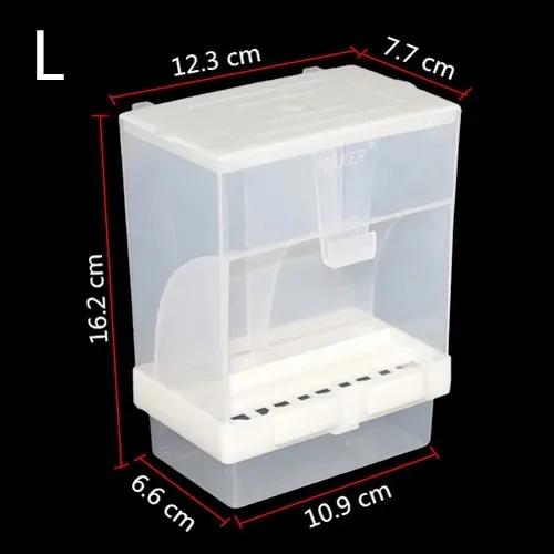 Alimentador Automático à Prova de Respingos para Pássaros com Recipiente Removível e Design de Pele de Tigre - Acessório para Gaiola de Papagaio e Estorninho