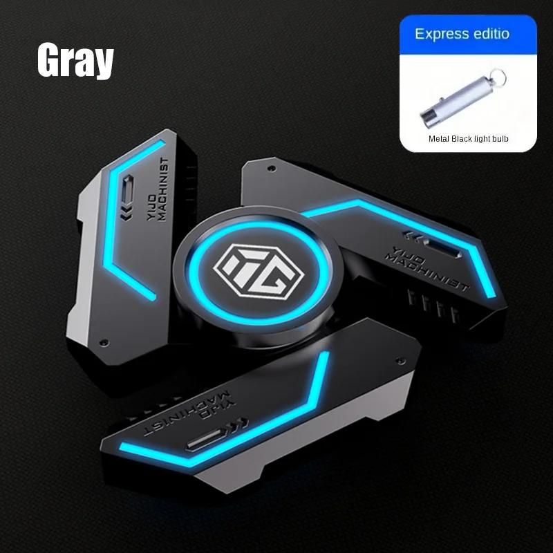 Liga Luminous Light EDC Fidget Spinner Giroscópio de mão, Stress Toys, rolamento silencioso para adultos e homens, presente de aniversário infantil, R188 - Image 1