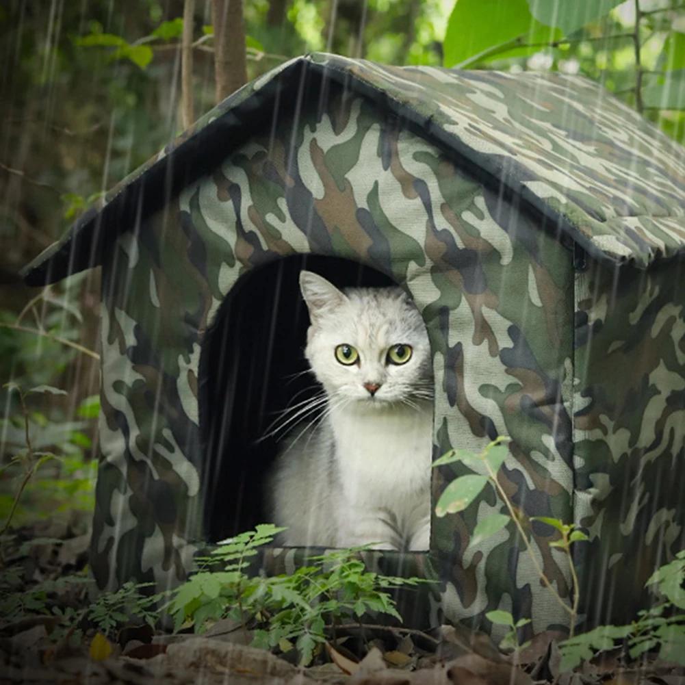 Casas impermeáveis de inverno para pets, Indoor e Outdoor, Cães e Gatos, Pequenos e Médios Pets - Image 1