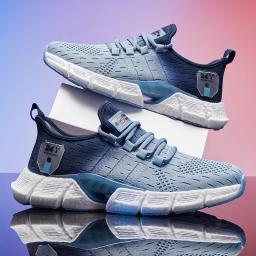 Tênis de corrida antiderrapante masculino, tênis de corrida leve e suave, casual para esportes ao ar livre, resistente ao desgaste de caminhada, escolha - Image 1