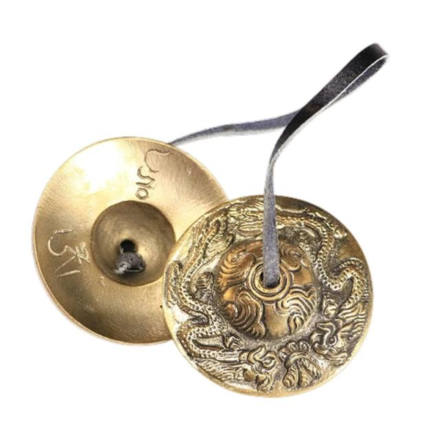 Címbal Tibetano Tingsha para Meditação Budista e Yoga: Instrumento de Percussão para Relaxamento Profundo