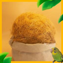 200g natural casca de coco fibra flowerpot capa artesanato à prova de insetos proteger flor planta solo manter quente réptil cama ninho de pássaro - Image 5