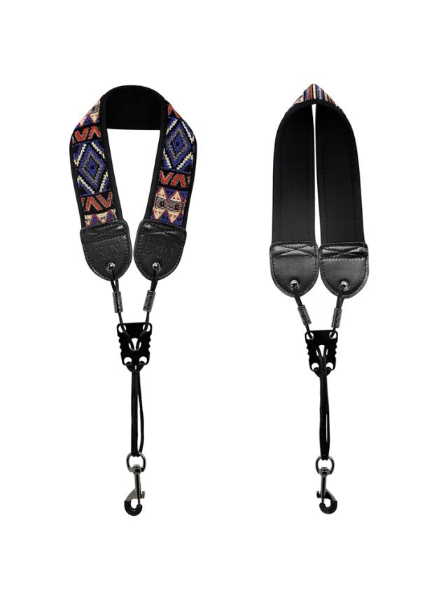 Correia Acolchoada e Durável para Saxofone com Bordado Confortável e Amortecimento Ideal