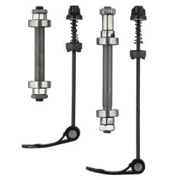 1 conjunto de cubo de roda de bicicleta mtb, eixo dianteiro e traseiro de liberação rápida com 2 rolamentos, substituição de haste de liberação rápida com peça de rolamento - Image 3