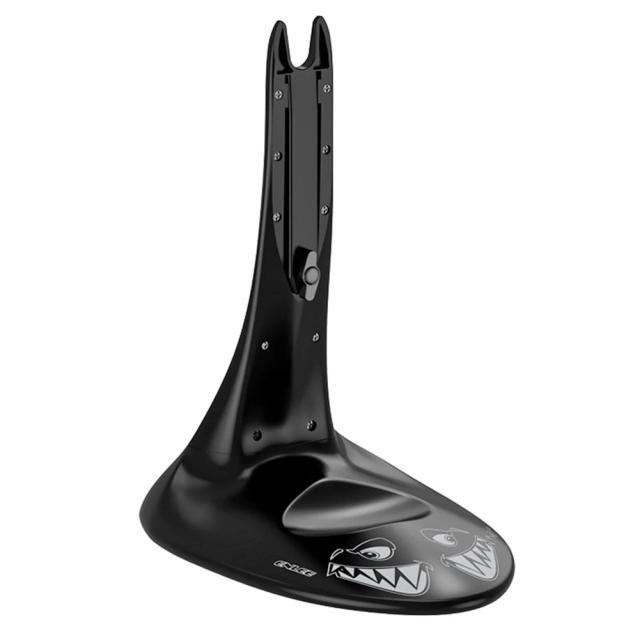 Suporte Vertical Ajustável para Bicicleta com Display Removível e Estante de Piso