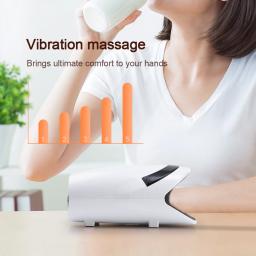 Recarregável mão massageador com compressão quente, vibração máquina, artrite e túnel do carpo, 5 níveis de aquecimento - Image 3