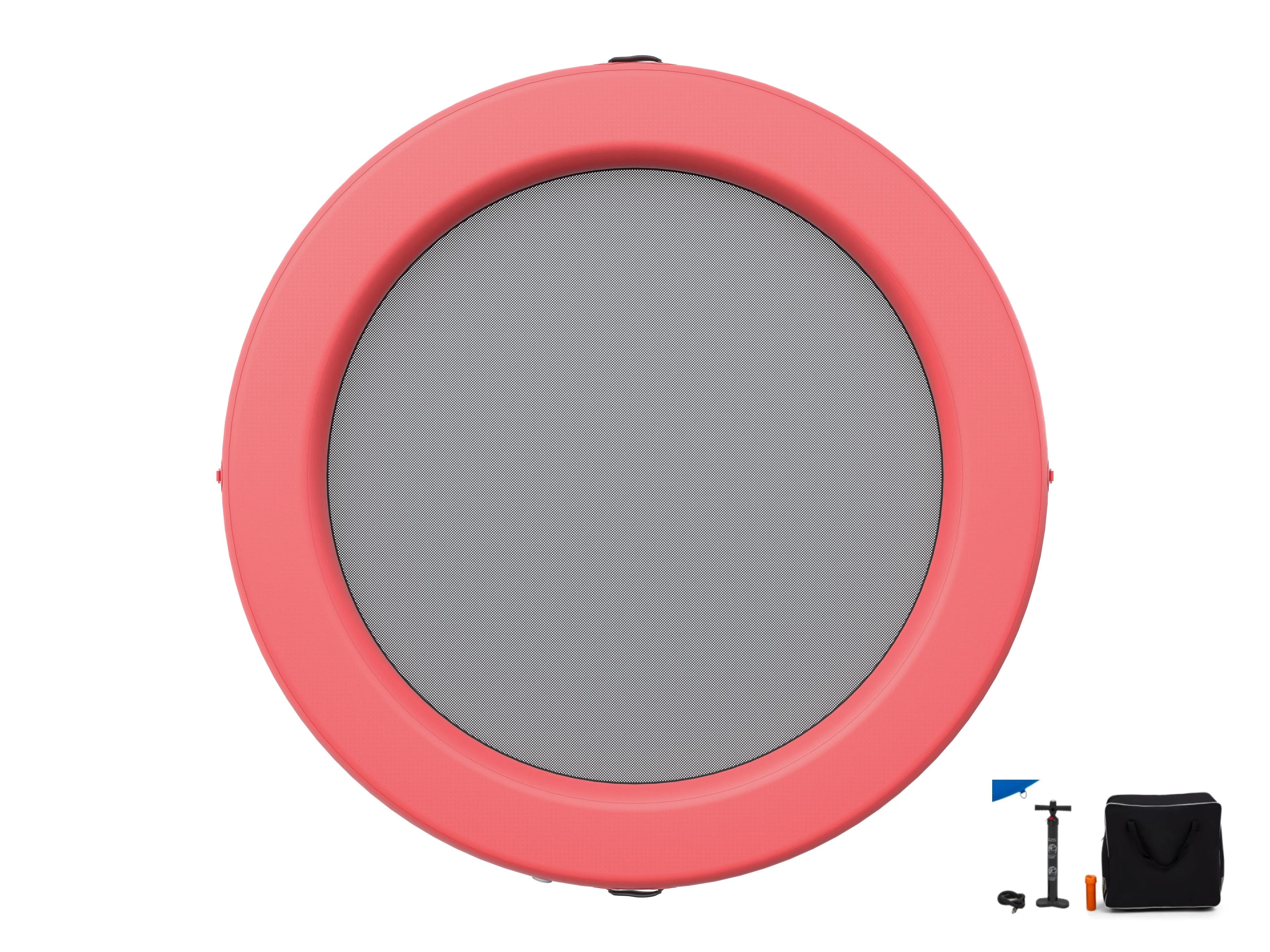 Doca Flutuante Inflável para Parque Aquático, Plataforma Flutuante, Rede para Lagos e Piscinas, Estoque, 8ft, 2.4m - Image 1