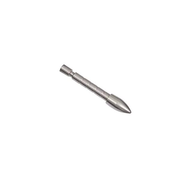 12 pçs aço inoxidável ponta de ponto bala diy 70 80 90 100 110 120 grão para id 4.2mm seta do eixo cabeça tiro com arco acessório
