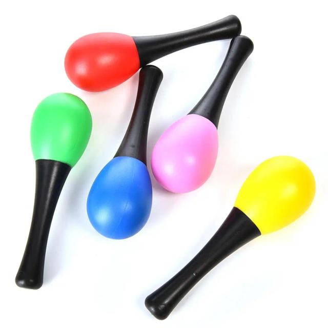 Martelo de Areia Plástico Colorido para Crianças - Chocalho Musical e Brinquedo Sonoro para Bebês, 1 Unidade